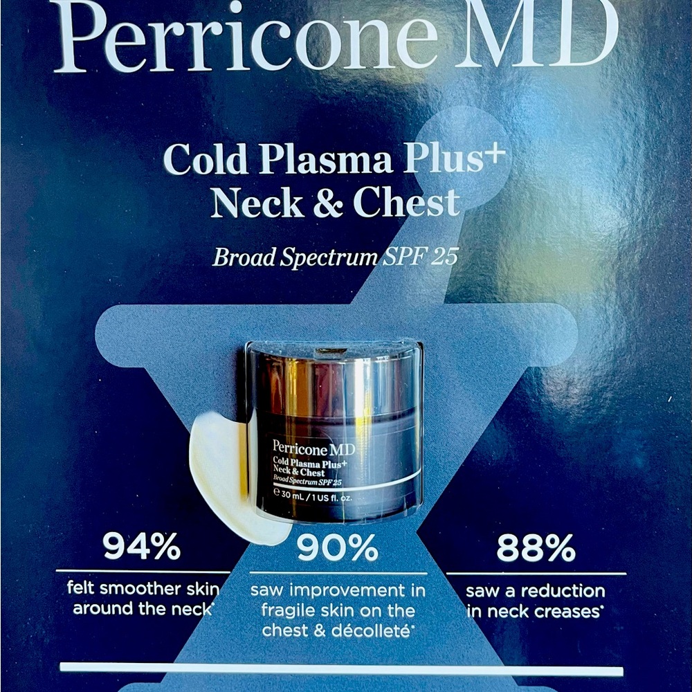 Cold Plasma Plus+ Neck & Chest Broad Spectrum SPF 25. Scent Free 1 oz